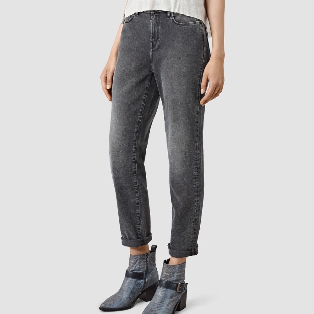 ALL SAINTS Amy Distressed Girlfriend Jean NWOT